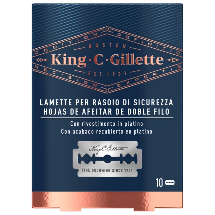 King C. Double Edge Rasierklingen - Gillette - 1
