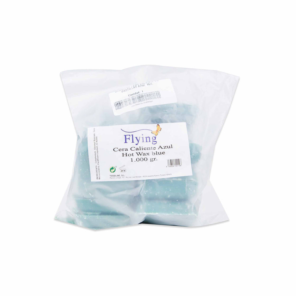 Heißwachsscheiben 1kg - Blau - Tessiline - 1
