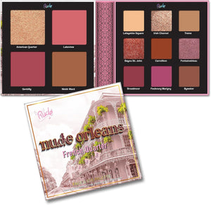 Lidschatten-Palette Nude Augen und Gesicht - Rude : Nude Orleans - 1