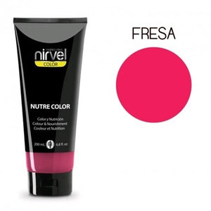 Farbpflegemaske Nährt Farbe Haselnuss 200 ml - Nirvel : Fresa - 1