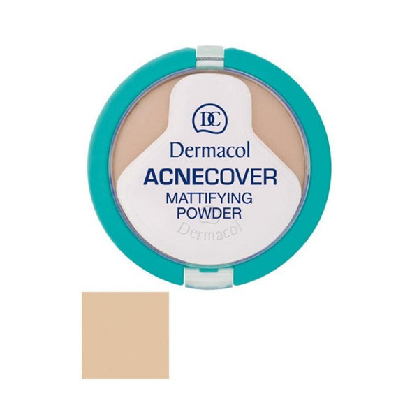 Polvo Matificante - Acnecover - Porzellan - Dermacol : Polvos matificantes acnecover - Honey - 1