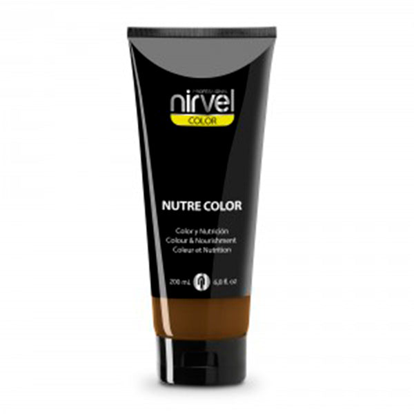 Farbpflegemaske Nährt Farbe Haselnuss 200 ml - Nirvel : Marrón - 1