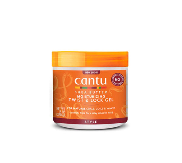 Gel Definidor Sheabutter - für natürliches Haar Feuchtigkeitsspendend Twist &amp; Lock 370g - Cantu - 1