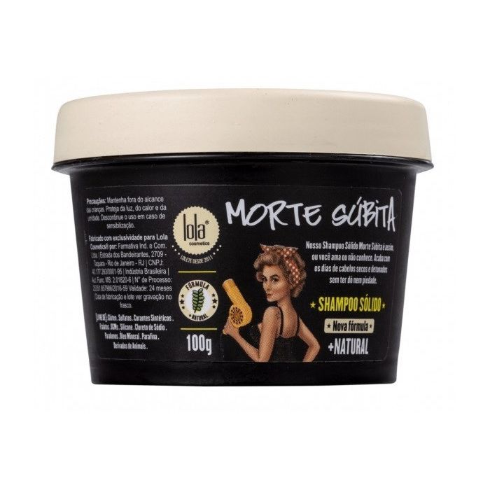 Sudden Death Exfoliating Solid Shampoo - 100g - Lola Cosmetics - 1