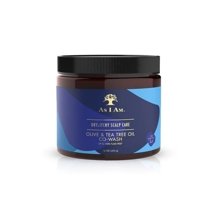 Co Wash Dry &amp; Itchy Scalp Care Olive Tea Tree 454gr - As I Am - 1