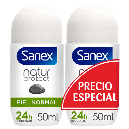 Deo Roll on Natur Protect - Sanex : 2 x 50ML - 1