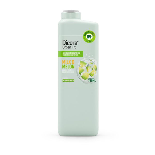 Vitamin-Badegel mit Milch und Melone: 750 ml - Dicora Urban Fit - 1