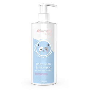 Badegel und Shampoo für Kinder und Babys ab dem ersten Lebenstag: 250 ml - Nacomi - 1