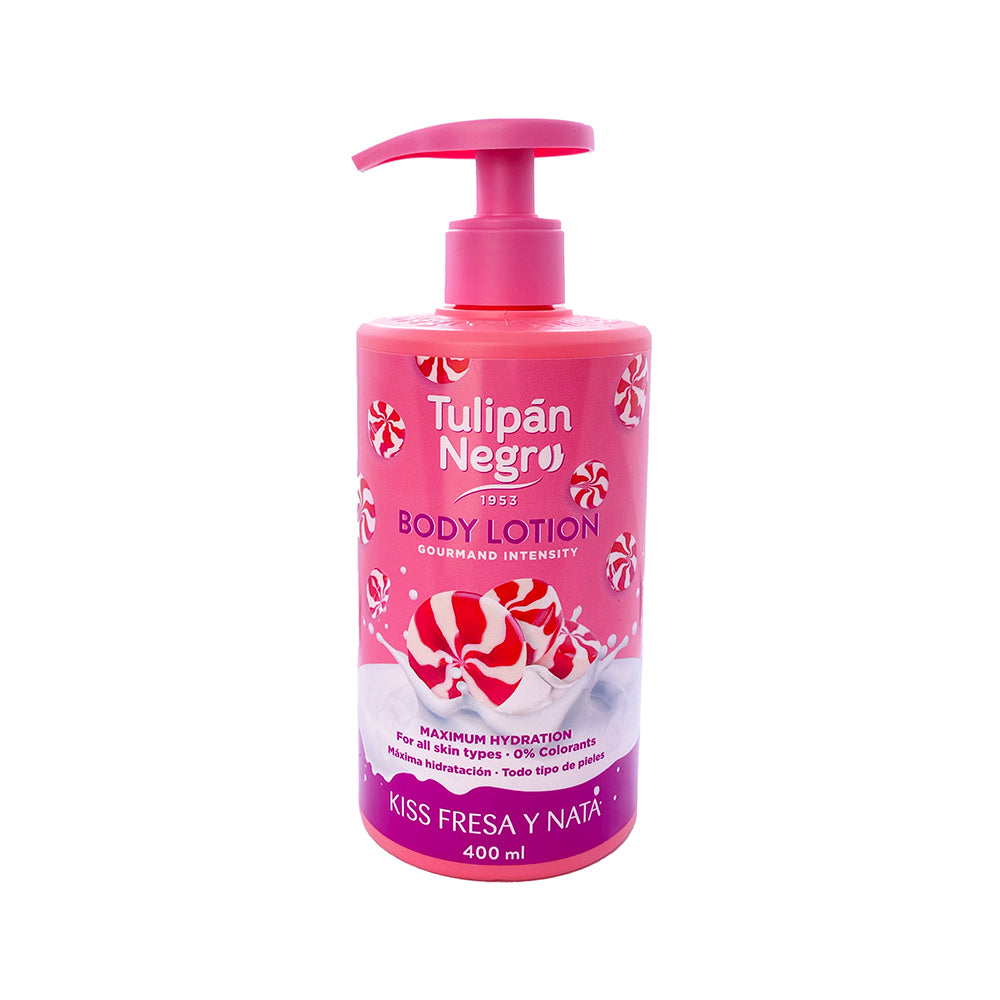 Körperlotion - Kiss Erdbeere und Creme - Tulipan Negro - 1