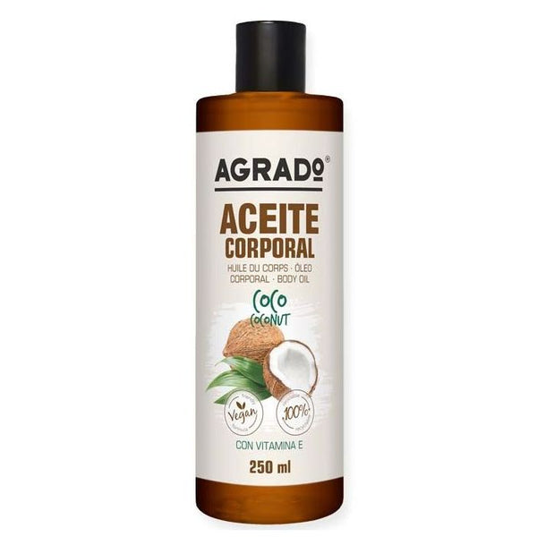 Kokosnuss-Körperöl: 250 ml - Agrado - 1