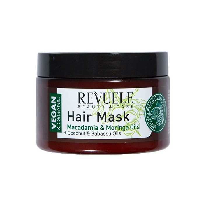 Haarmaske mit Macadamia- und Moringaöl - Revuele - 1