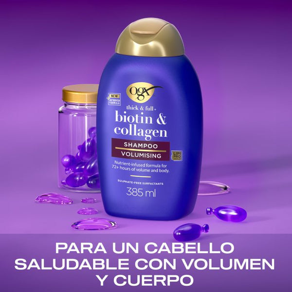 Volumenshampoo mit Biotin und Kollagen - Ogx - 2
