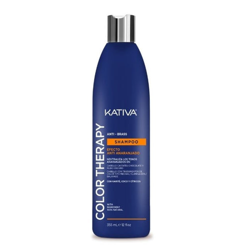 Farbtherapie-Shampoo mit Anti-Orange-Effekt - Kativa : 355 ML - 1