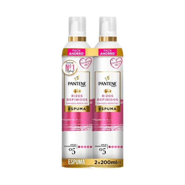 Schaum Fixierung 5 Definierte Locken - Pantene : 2 x 200ML - 1