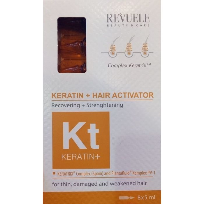 Keratin-Ampullen + Haarwachstumsaktivator - Revuele - 1