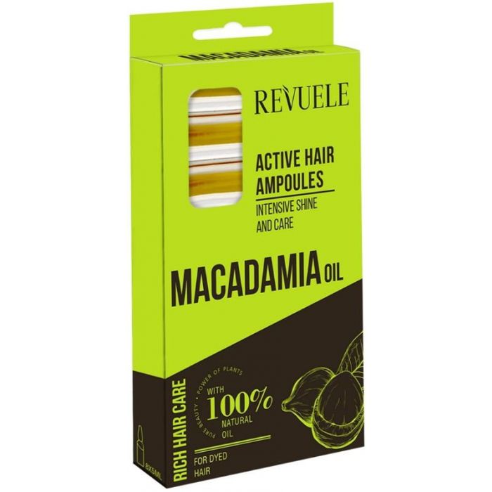 Ampullen Macadamiaöl für coloriertes Haar - Revuele - 1