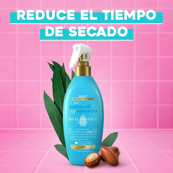 Argan Oil of Morocco Spray Protector de Calor: 177 ml - Ogx - 2