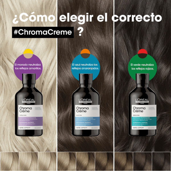 Chroma Crème Gelbton-neutralisierendes Shampoo - L'oréal Professionnel - L'oreal Paris : 1500 ml - 5