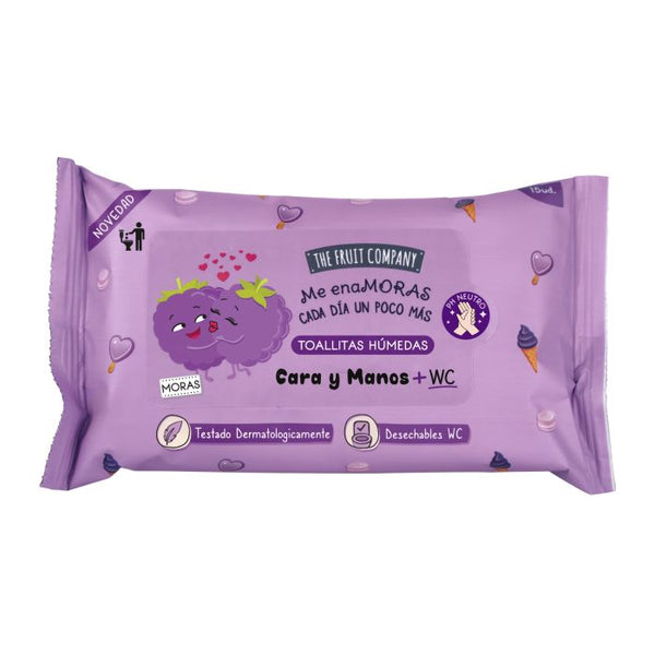 Einweg-Feuchttücher für Gesicht und Hände - Verschiedene Aromen - The Fruit Company : Mora - 1