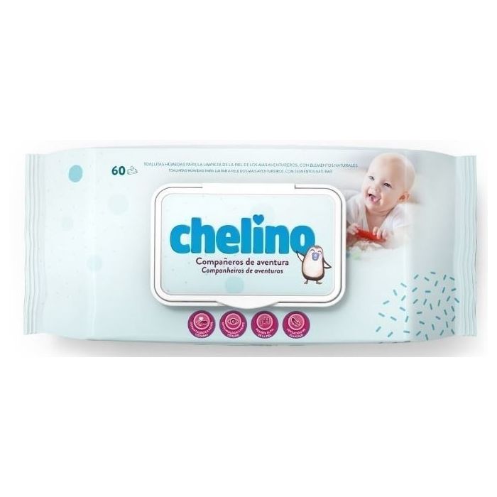 Dermosensitive Tücher: 60 Einheiten - Chelino - 1