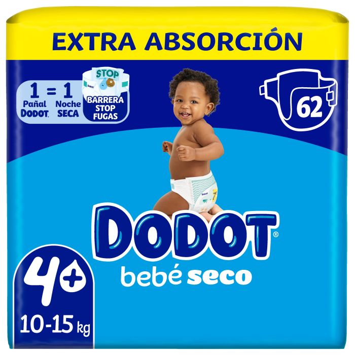 Trockene Babywindeln Größe 4+ (10-15kg): 66 Einheiten - Dodot - 1
