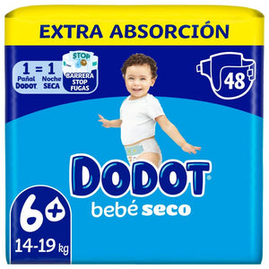 Mainline Extra Jumbo Pack Größe 6+: 54 Einheiten - Dodot - 1