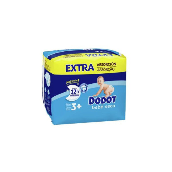 Extra Jumbo Pack Windeln Größe 3+: 66 Einheiten - Dodot - 1