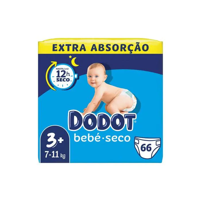 Extra Jumbo Pack Windeln Größe 3+: 66 Einheiten - Dodot - 1