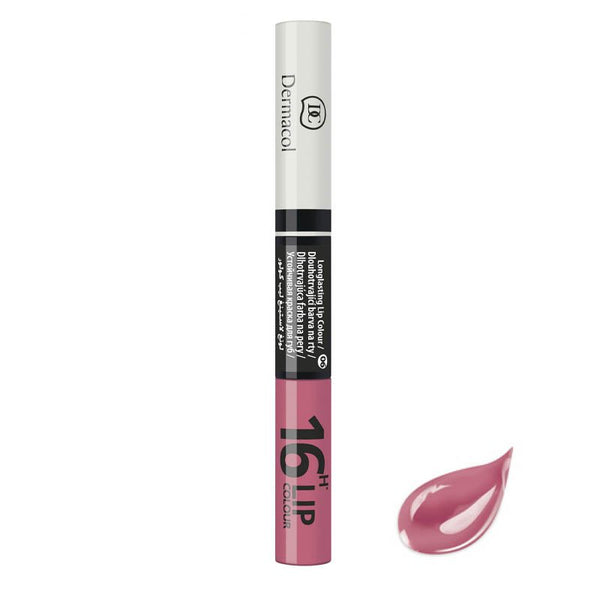 Langanhaltender Lippenstift - 16h Lippenfarbe - Dermacol : labial líquido 16h - 06 - 1