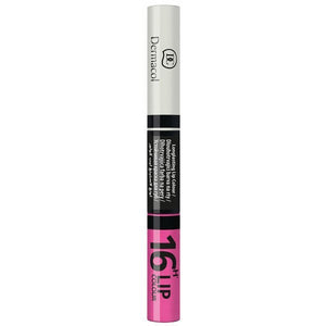 Langanhaltender Lippenstift - 16h Lippenfarbe - Dermacol : 16h Lip Color Labial Líquido 18 - 1