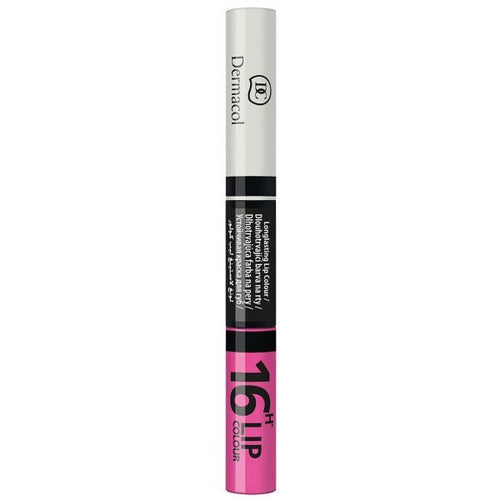 Langanhaltender Lippenstift - 16h Lippenfarbe - Dermacol : 16h Lip Color Labial Líquido 18 - 1