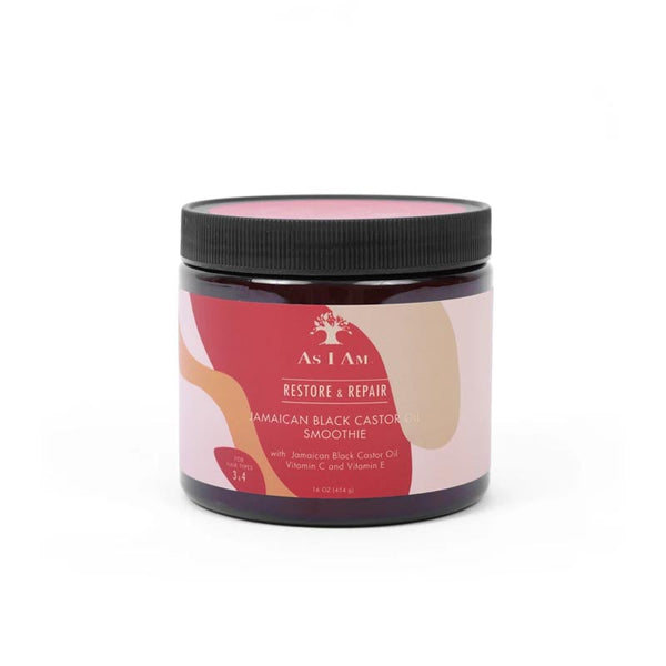 Crema de Peinado - Restore &amp; Repair Jamaikanischer schwarzer Rizinusöl-Smoothie 454 G - As I Am - 1