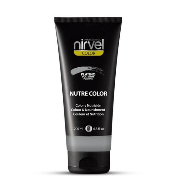 Farbpflegemaske Nährt Farbe Haselnuss 200 ml - Nirvel : Platino - 1