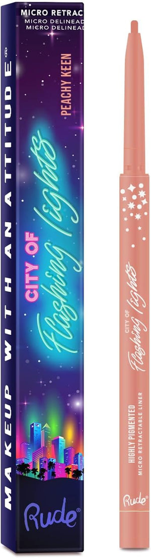 Delineador City of Flashing Lights - Rude Cosmetics - Rude : Peachy Keen - 1