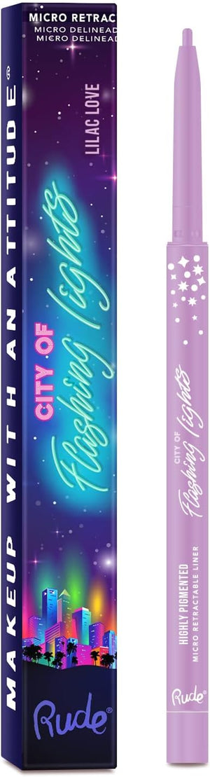 Delineador City of Flashing Lights - Rude Cosmetics - Rude : Lilac Love - 1