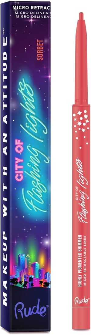Delineador City of Flashing Lights - Rude Cosmetics - Rude : Liner Sorbet - 1