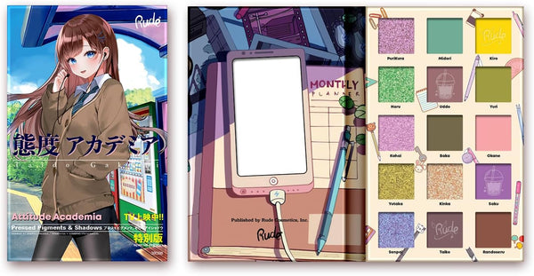 Lidschatten-Palette Manga-Kollektion - Rude : Attitude Academia - 1