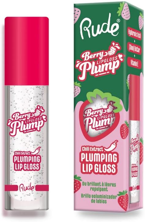 Lip Gloss Beere Füllig Plumping - Rude : Crystal Clear - 1
