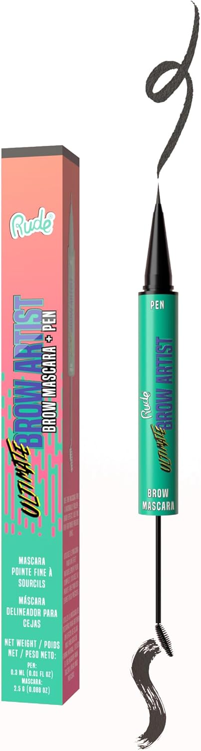 Augenbrauenstift und Augenbrauengel - Ultimate Brow Artist - Rude : Black Brown - 1