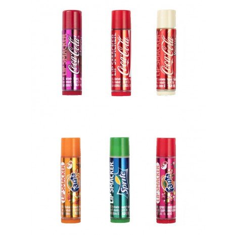 Set 6 Coca-Cola Balsame Vintage Blechdose sortiert - Lip Smacker - 1