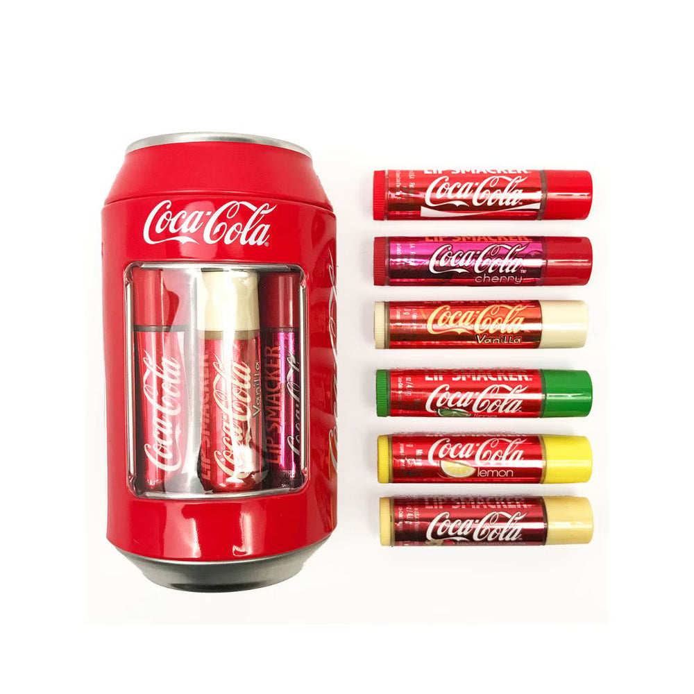 Set 6 Coca-Cola Balsame Vintage Blechdose sortiert - Lip Smacker - 1
