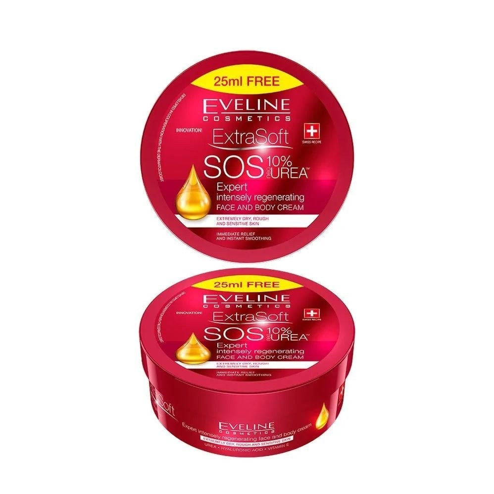 Extra Soft SOS 10% Harnstoff Gesichts- und Körpercreme - Eveline - 1