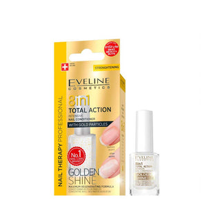 Nagelhärter 8 in 1 - Nageltherapie Golden Shine - Eveline - 1