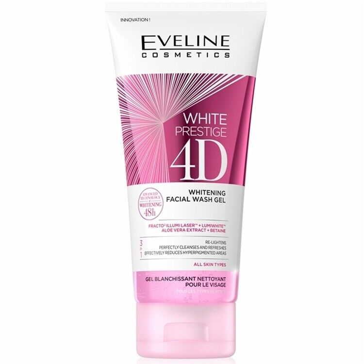 Weißes Prestige 4D Aufhellendes Reinigungsgel - Eveline - 1