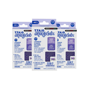 Pack mit 3 Schwammseife: Schwamm + Seife 2 in 1 - 120gr - T.taio : 3x Lavanda - 1