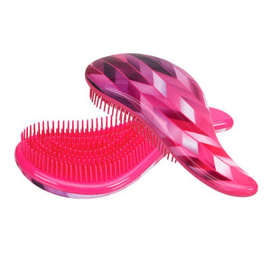Verwicklungsfreie Haarbürste - Hot Pink Chevron - Cala - 1