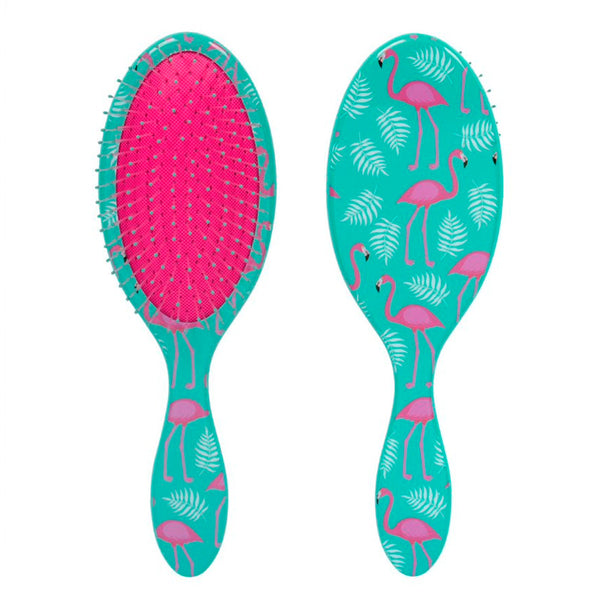 Haarbürste - Wet-n-Dry-Haarbürste (Teal Flamingo) - Cala - 1