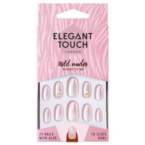 Wilde Akte falsche Nägel - Elegant Touch : Nudes to Me - 1