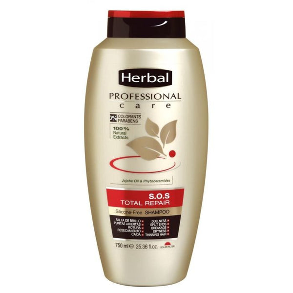 Professional Care Sos Total Repair Shampoo - Kräuter - Herbal Essences - 1