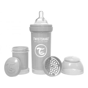 Anti-Kolik-Flasche Grau - Twistshake : 260ml - 1